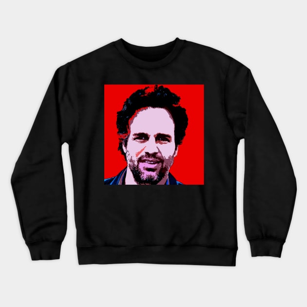 mark ruffalo Crewneck Sweatshirt by oryan80